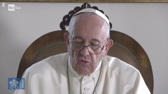 serata Bambino Gesù papa francesco