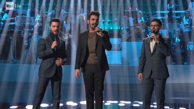 Ospiti Il Volo cantano Caruso e musica che resta