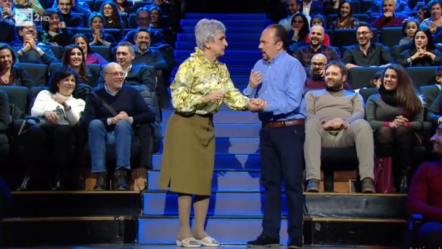 Salemme il bello... della diretta! - Vincenzo Salemme e Maurizio Casagrande la signora Chiara