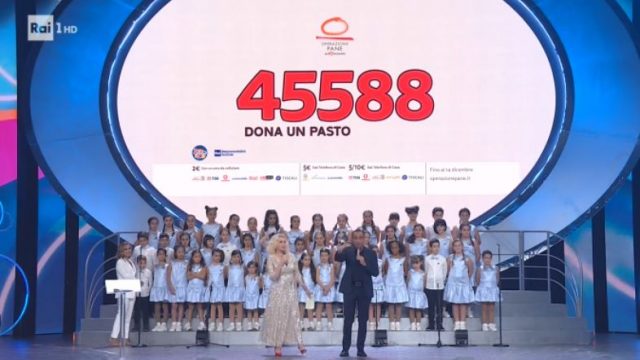 Zecchino d'Oro 2019 - finale in diretta - Antonella Clerici aprono lo show e presentano la Giuria