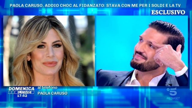 Domenica Live 1 dicembre - Paola Caruso chiama Michele Merlo