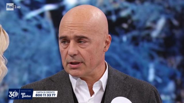 Festa di Natale per Telethon 14 dicembre - L'attore Luca Zingaretti