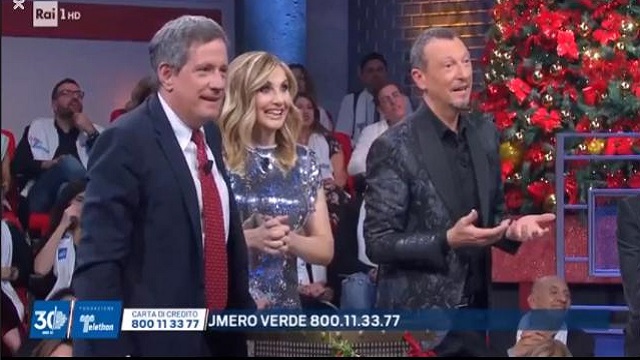 Soliti Ignoti Speciale Telethon cuccarini rossi