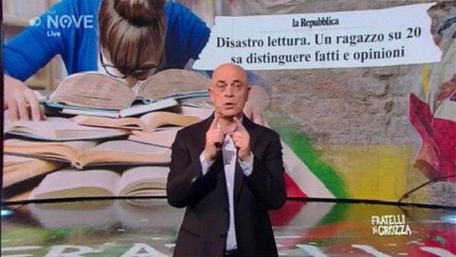 Fratelli Crozza diretta 6 dicembre scuola