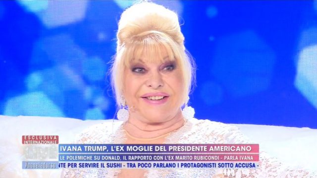 live non è la d'urso diretta 2 dicembre ivana trump