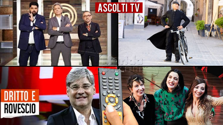 Ascolti TV giovedì 23 gennaio 2020