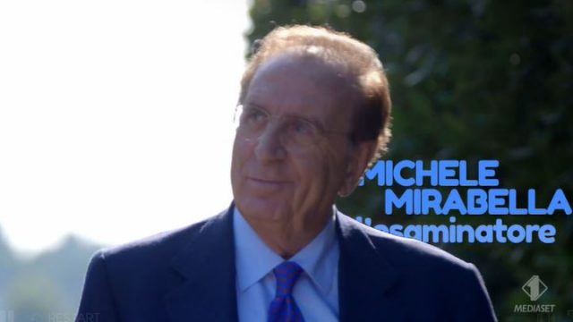 Michele Mirabella esaminatore della prova di anatomia