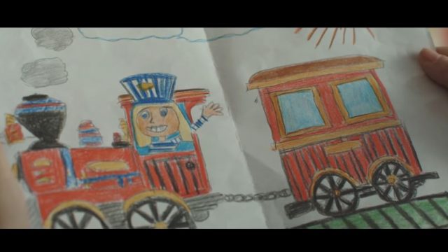 Spot in TV Frecciarossa - Il diesgno della figlia della capotreno