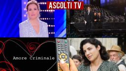 Ascolti TV domenica 23 febbraio 2020