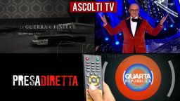 Ascolti TV lunedì 3 febbraio 2020