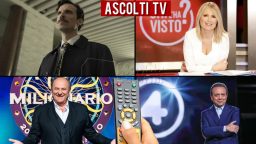 Ascolti TV mercoledì 19 febbraio 2020