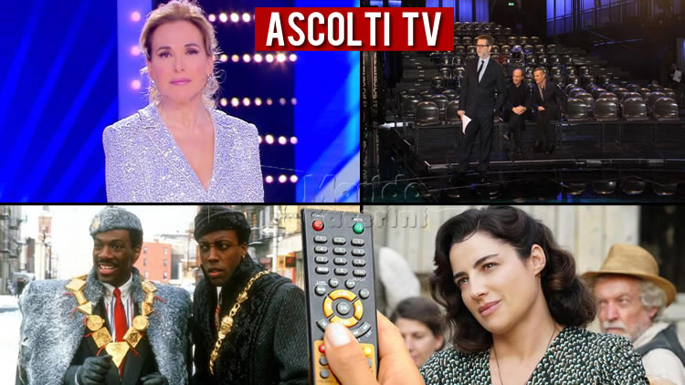 Ascolti TV domenica 1 marzo 2020