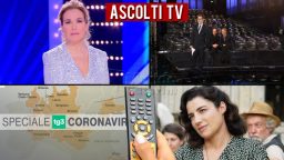 Ascolti TV domenica 8 marzo 2020