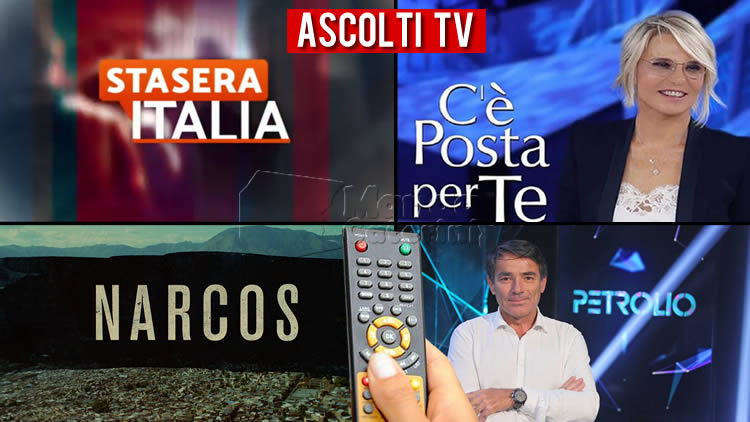 Ascolti TV sabato 14 marzo 2020