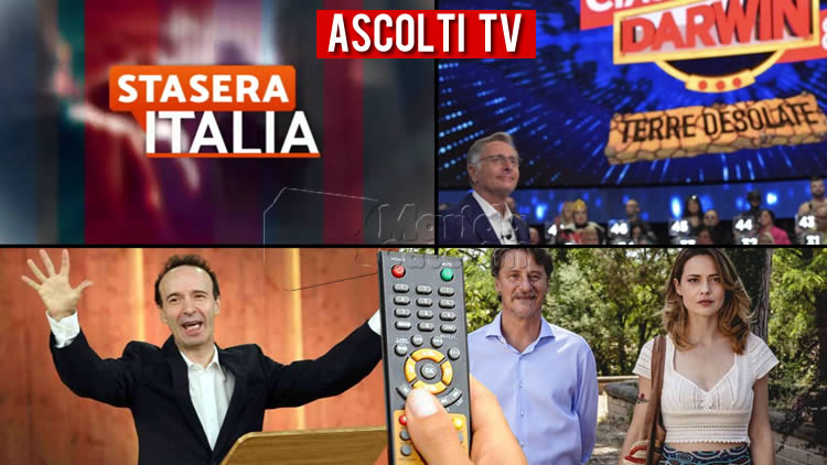 Ascolti TV sabato 9 maggio 2020