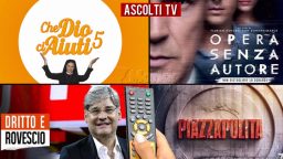 Ascolti TV giovedì 4 giugno 2020