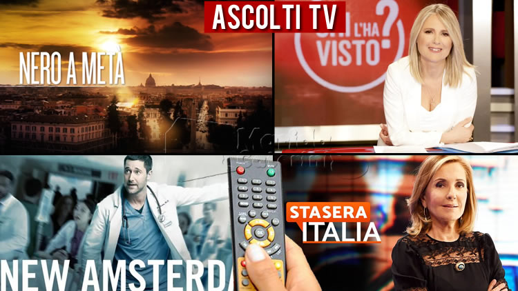 Ascolti Tv mercoledì 24 giugno 2020