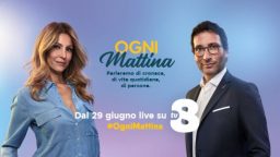 Ogni mattina diretta 29 giugno su Tv8 - Con Alessio Viola e Adriana Volpe