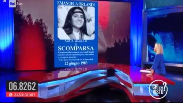 Chi l'ha visto diretta 22 luglio Orlandi