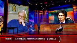 Quarta Repubblica, Sgarbi infuriato, per Porro Berlusconi scagionato