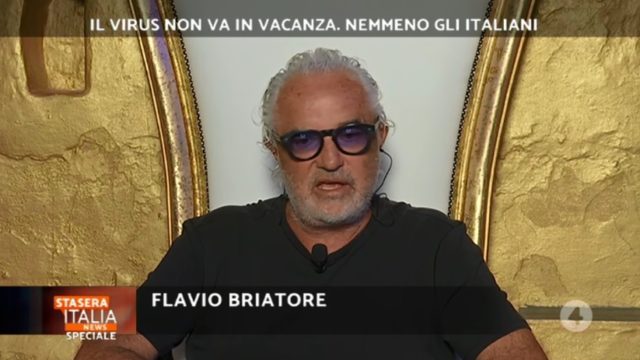 stasera italia news speciale briatore