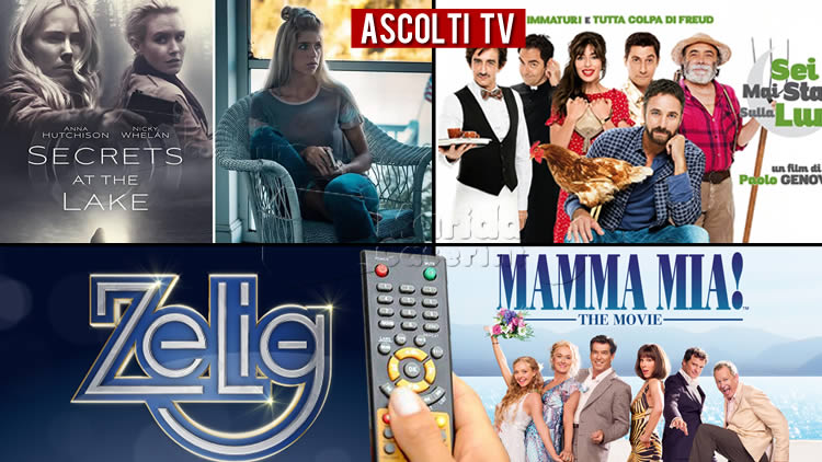 Ascolti TV giovedì 6 agosto 2020