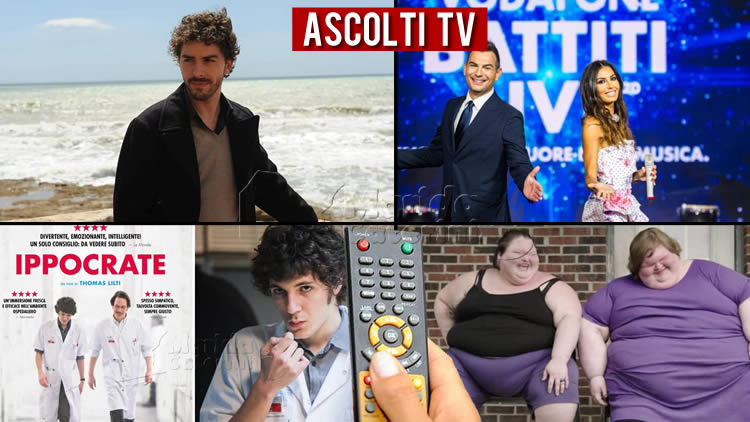 Ascolti TV lunedì 10 agosto 2020