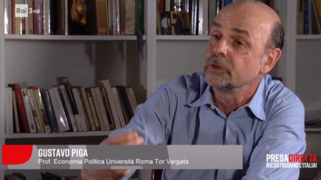 Gustavo Piga, Professore di Economia Politica