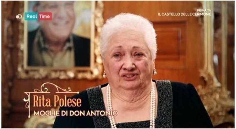 Il castello delle cerimonie morta Donna Rita