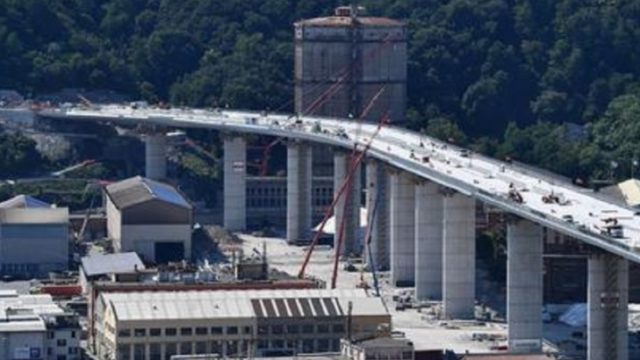 Crollo Ponte Morandi omaggio Rai, il nuovo ponte di Genova