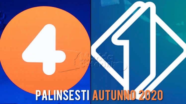 Palinsesti autunno 2020 Italia 1 e Rete 4