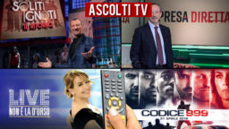 Ascolti TV domenica 20 settembre 2020