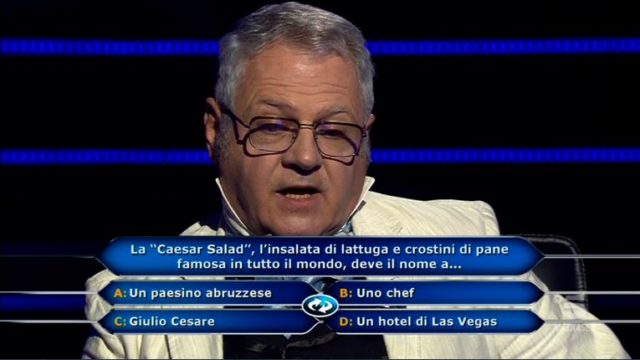 Chi vuol essere milionario 17 settembre - Decima domanda Alberto Spiazzi