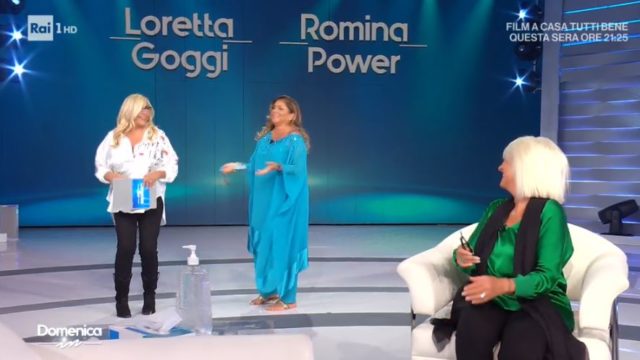 Inizia la diretta di Domenica In con Romina Power e Loretta Goggi