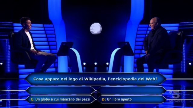 Chi vuol essere milionario diretta 10 settembre - Federico Lombardi alla quinta domanda