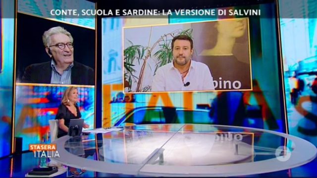 Stasera Italia diretta 14 settembre studio