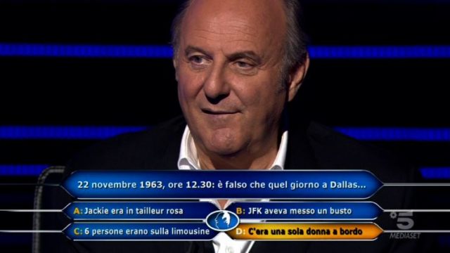 Chi vuol essere milionario 8 ottobre diretta- Gerry Scotti risponde alla domanda