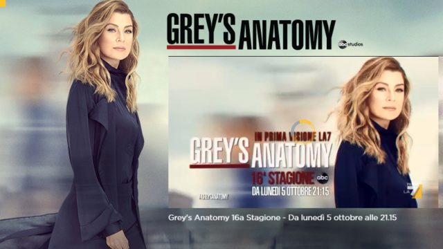 Grey's Anatomy 16 La7