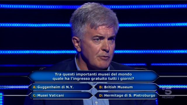 Sesta domanda Andrea Peruzzi Chi vuol essere milionario 1 ottobre