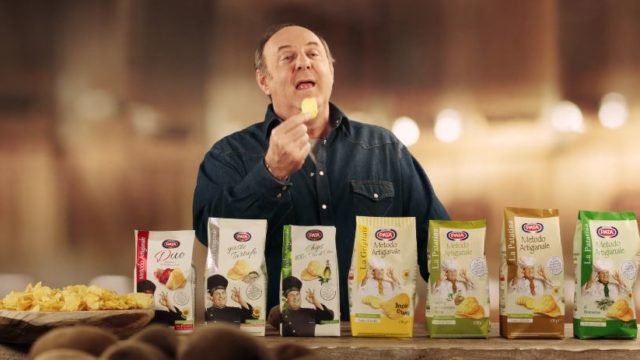 Spot in Tv Pata, Gerry Scotti testimonial delle patatine