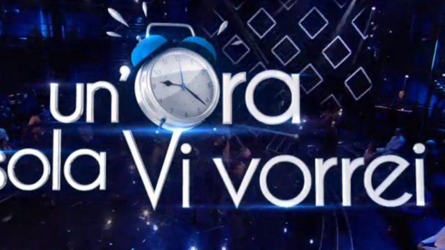 Un'ora sola vi vorrei 13 ottobre il tempo secondo Brignano