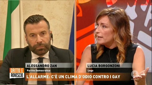 dritto e rovescio diretta 8 ottobre zan