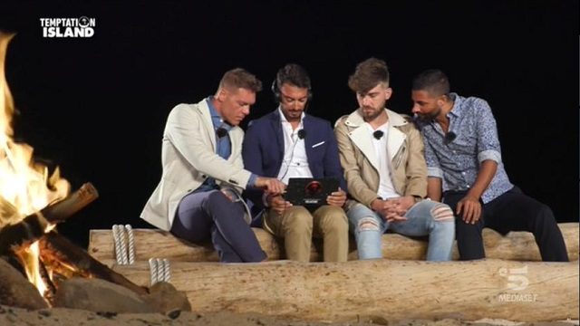 temptation island 8 diretta 7 ottobre falò maschile