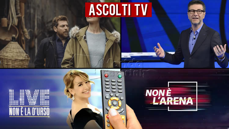 Ascolti TV domenica 29 novembre 2020