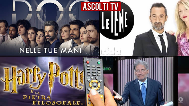 Ascolti TV giovedì 12 novembre 2020