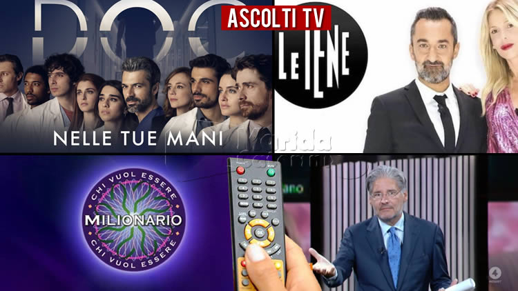 Ascolti TV giovedì 5 novembre 2020