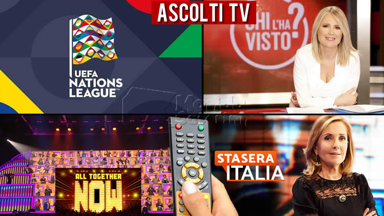 Ascolti Tv mercoledì 18 novembre 2020