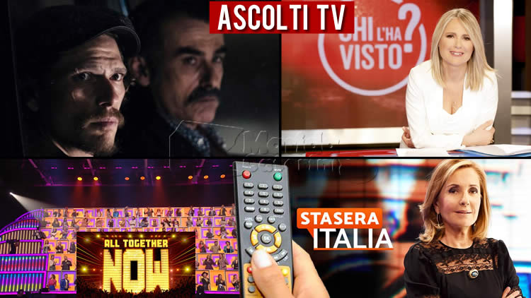 Ascolti Tv mercoledì 25 novembre 2020