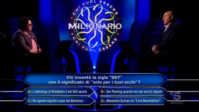 Chi vuol essere milionario 5 novembre 2020 - La tredicesima domanda di Ilaria Sambinello