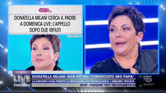 live non è la d urso diretta 1 novembre donatella milani